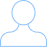 Icône Profil Utilisateur Bleu Clair Minimaliste Avatar Icône de profil utilisateur minimaliste bleu clair représentant une silhouette de buste humain sur fond blanc.